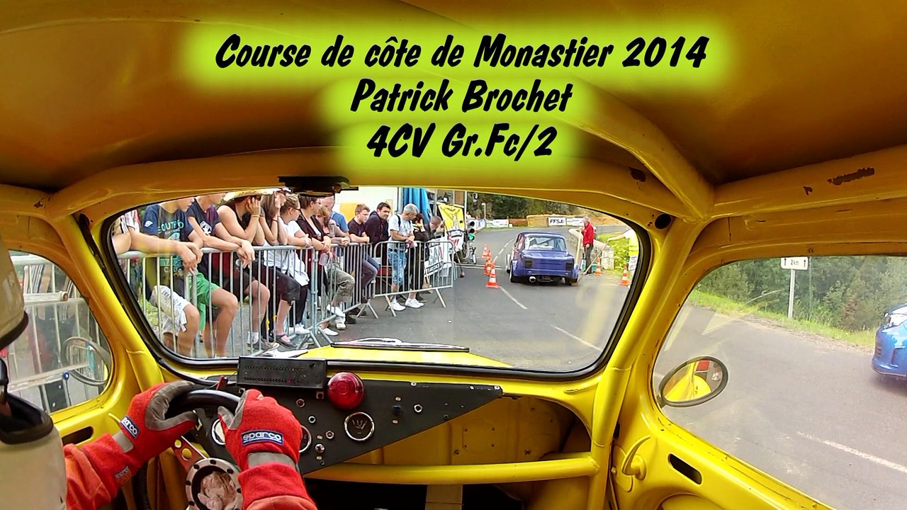 Course de côte de Monastier 2014 Patrick Brochet 4CV Gr.Fc/2
