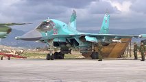 Inside Russian airbase launching Syria strikes - BBC News