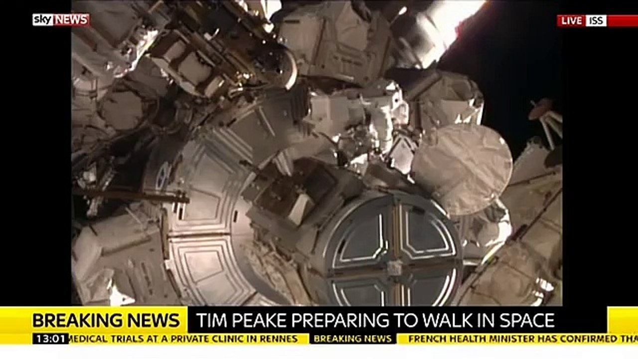 Tim Peake Becomes First British Astronaut To Conduct Spacewalk