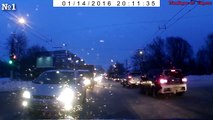 Russian Car Crash Compilation dash cam video today 16.01.2016