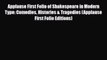 [PDF Download] Applause First Folio of Shakespeare in Modern Type: Comedies Histories & Tragedies