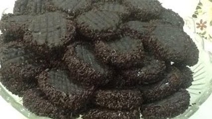 صابلي لذيذ واقتصادي بالكاكاو سهل وسريع التحضير Sablée au Cacao , Chocolate Cookies