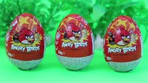 Angry Birds surprise eggs toy videos juguetes huevos sorpresa