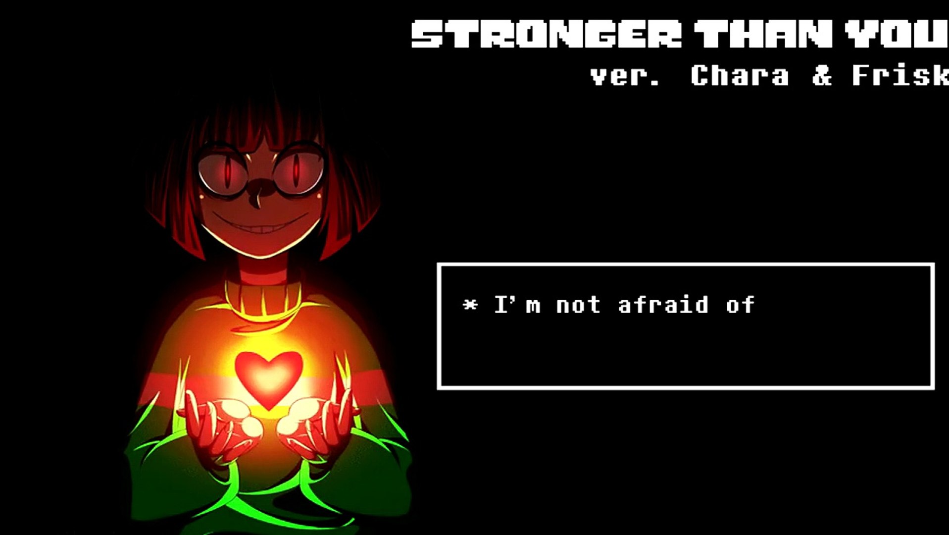 Undertale Stronger Than You Parody