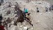 Des randonneurs surpris par un glissement de terrain impressionnant en Argentine