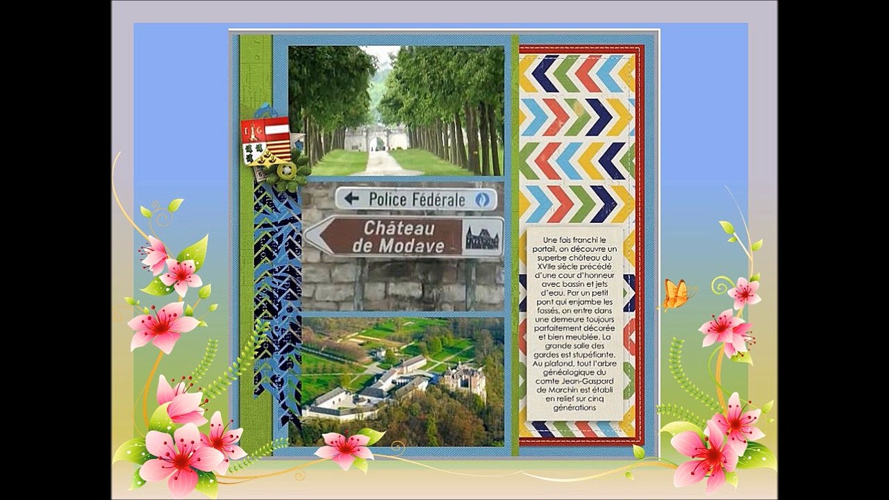 Modave Château des comtes de Marchin situé dans un grand domaine des Ardennes