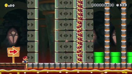 Super Mario Maker - Viewer Levels - Name: "Ascending faith" - ID: FD78-0000-0199-7276