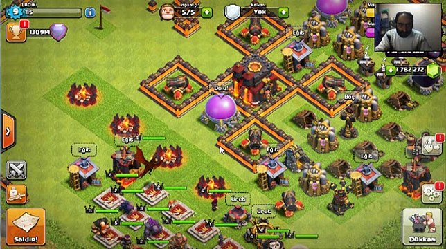 clas of clans atak deneme