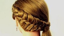 Прическа на каждый день. Плетение Венок. Hairstyle for ev