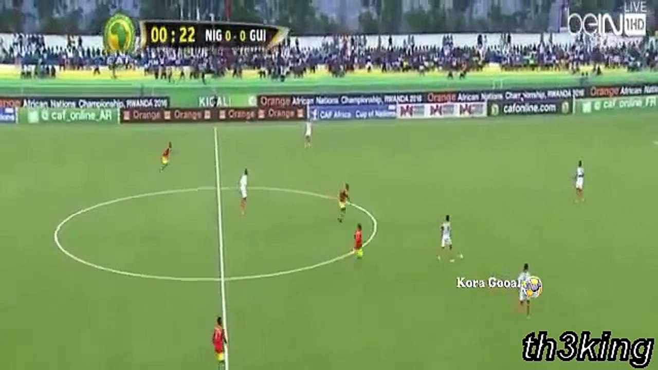 Niger vs Guinée 2-2 tous les buts All Goals highlights 2016