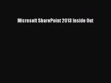 [PDF Download] Microsoft SharePoint 2013 Inside Out [Download] Full Ebook