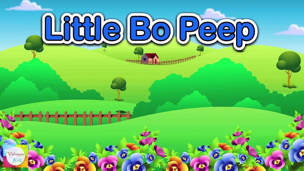 Little Bo Peep Has Lost Her Sheep Nursery Rhyme | Cartoon Animation ...