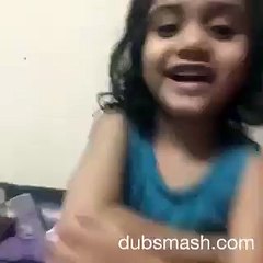 Dubmash of cute girl