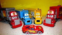 Disney Pixar Cars Screamin Banshee COLOSSUS XXL Frank take on Lightning McQueen Mater Just