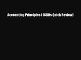 [PDF Download] Accounting Principles I (Cliffs Quick Review) [Read] Full Ebook
