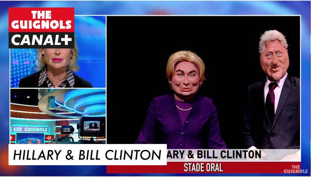 Hillary & Bill Clinton - The Guignols - CANAL+