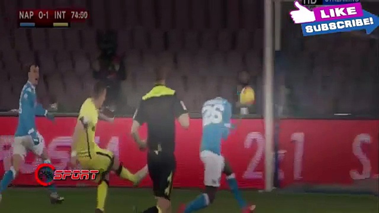 SSC Napoli vs Inter 0 - 2 All Goals & Highlights Copa Italia 20 /1/ 2016 (Latest Sport)
