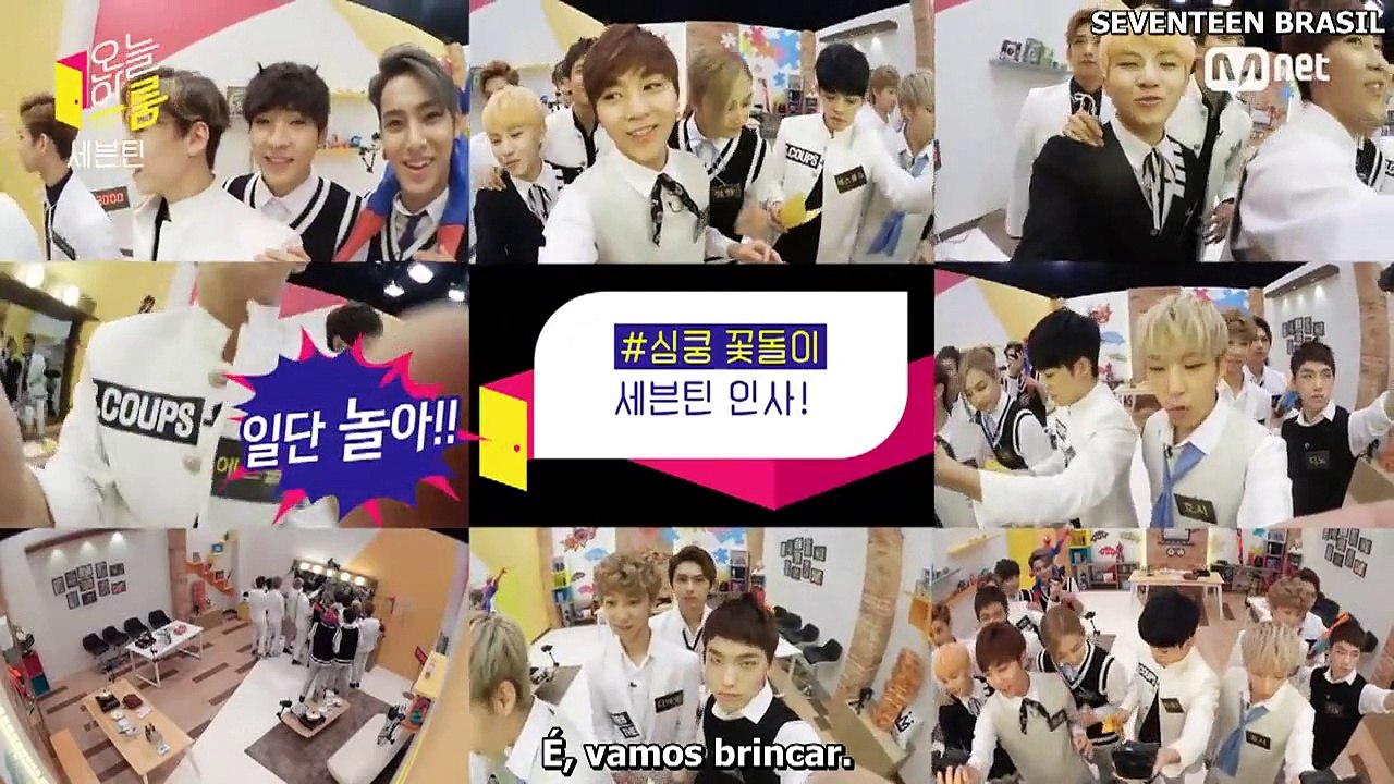 21.10.15 Today's Room - SEVENTEEN se torna CHEF! Disputa por Ingredientes EP 12 [Legendado PT-BR]