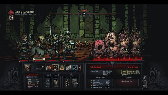 [M] Darkest Dungeon : Guide Boss - Chair Inachevée