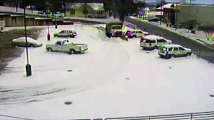 2014 Snow Plow Explodes Through Roof!! Hd update