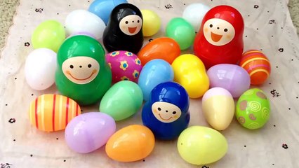 2☆Surprise Matryoshka Eggsしまじろう☆いろっちマトリョーシカでびっくりたまご