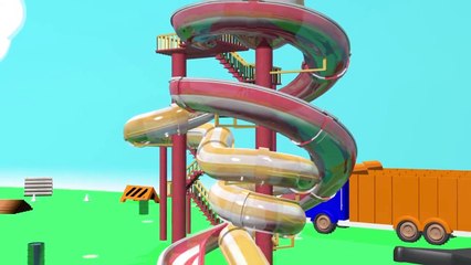 Retroexcavadora, camión, grúa, tren : Truck City compilación de camión de construcciones