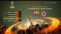 PES 2016 - UEFA Europa League(Barcelona x Sparta Praha)#3