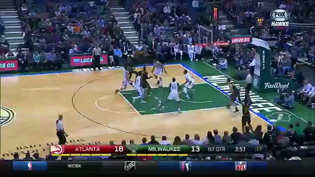 Paul Millsap Posterizes John Henson | Hawks vs Bucks | January 15, 2016 | NBA 2015-16 Season (News World)