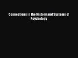 [PDF Download] Connections in the History and Systems of Psychology [PDF] Online