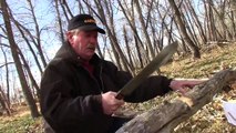 Amazing Knife Cuts Tree in Half and Stays Razor Sharp | SharpensBEST.com