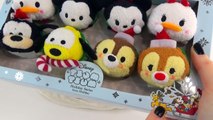 Disney Tsum Tsum Christmas Collection with Mickey Minnie Pluto Chip Dale Goofy Donald Daisy