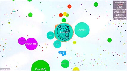 Agar.io - AWESOME MOMENTS IN AGARIO (+Jumbo Song)