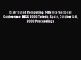 [PDF Download] Distributed Computing: 14th International Conference DISC 2000 Toledo Spain