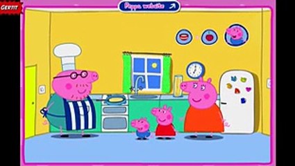 Télécharger la video: Peppa pig Daddy Pigs Pancake Game For Kids By GERTIT Peppa Pig Play Doh Suprise Toys Play Game With Peppa Pig Cartoon videos Dora - Barbie - Tom And jerry And More