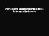 [PDF Download] Proprioceptive Neuromuscular Facilitation: Patterns and Techniques [PDF] Online
