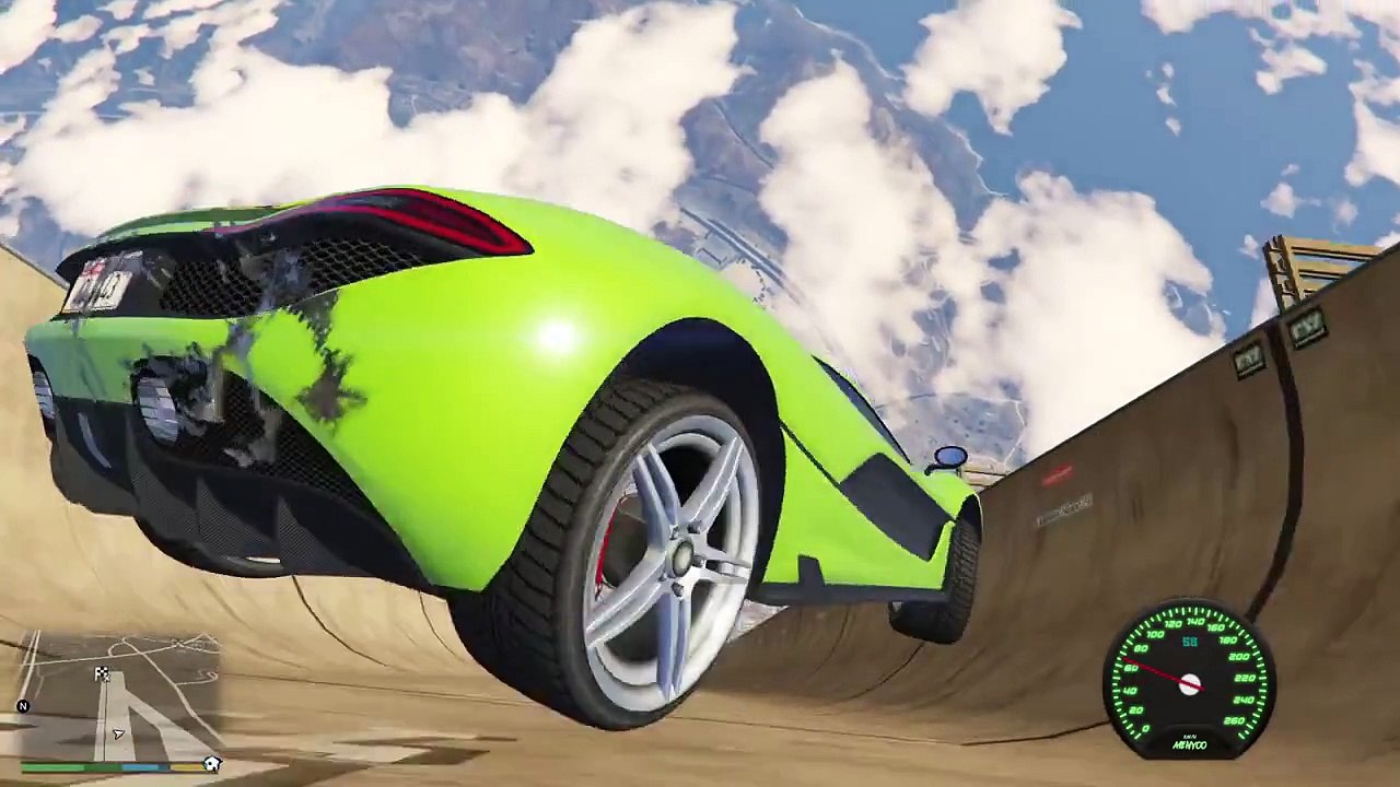 THE VERTICAL RAMP!! GTA 5 Mods Showcase! #goodluckgolfcaddy!