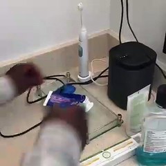Last drop of toothpaste..lols