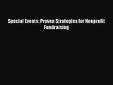 [PDF Download] Special Events: Proven Strategies for Nonprofit Fundraising [Read] Online