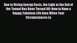 [PDF Download] Due to Rising Energy Costs the Light at the End of the Tunnel Has Been Turned