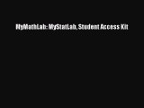 [PDF Download] MyMathLab: MyStatLab Student Access Kit [Download] Full Ebook