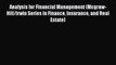 [PDF Download] Analysis for Financial Management (Mcgraw-Hill/Irwin Series in Finance Insurance