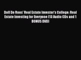 [PDF Download] Dolf De Roos' Real Estate Investor's College: Real Estate Investing for Everyone