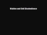 [PDF Download] Walden and Civil Disobedience [PDF] Full Ebook