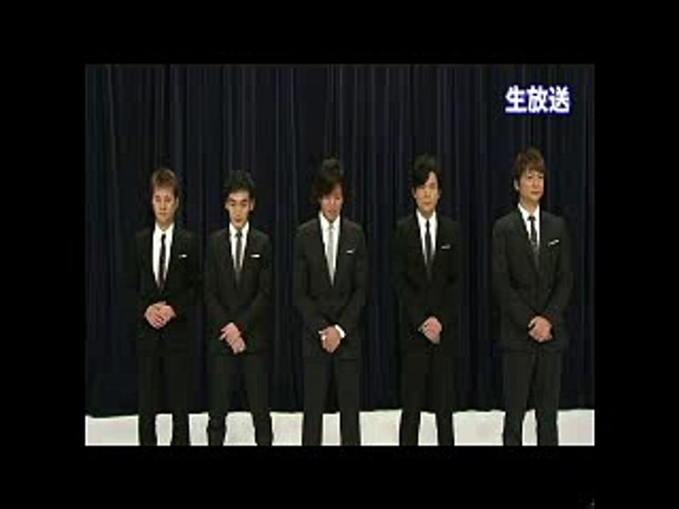 Smap 謝罪会見 生放送 がんばれスマップ 動画 Dailymotion