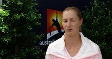 Ekaterina Makarova interview (3R) | Australian Open 2016 (720p Full HD)