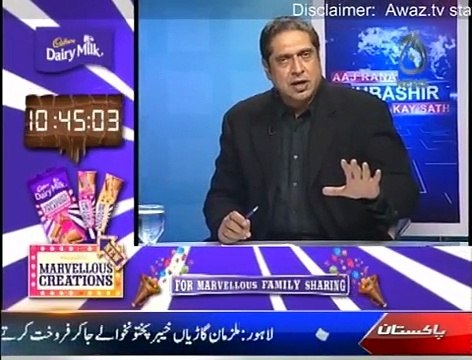Aaj Rana Mubashir Kay Sath - 22nd January 2016