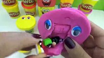 Happy Play Doh Surprise Eggs Mickey Mouse Hello Kitty Peppa Pig Cars 2 Shopkins Spongebob