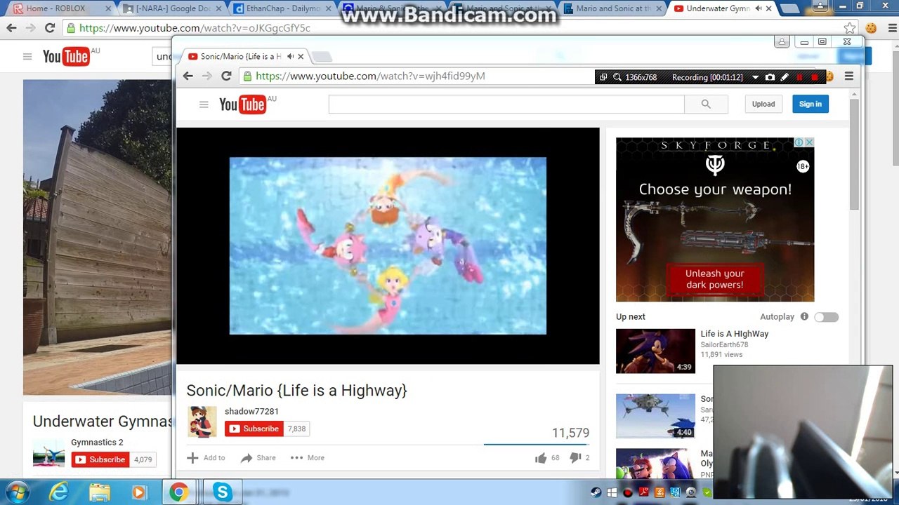 Kiboy Reyes Reacts to Underwater Gymnastics+FUN! | Romane and Sonic/Mario {Life is a Highway}