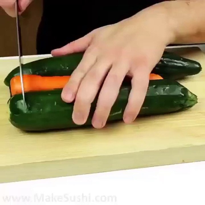 Vegetable pinwheel garnish
