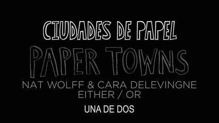 Ciudades de Papel | Clip Jeans o Vestido